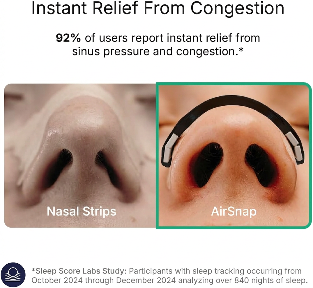 AIRSNAP Magnetic Nasal Strip