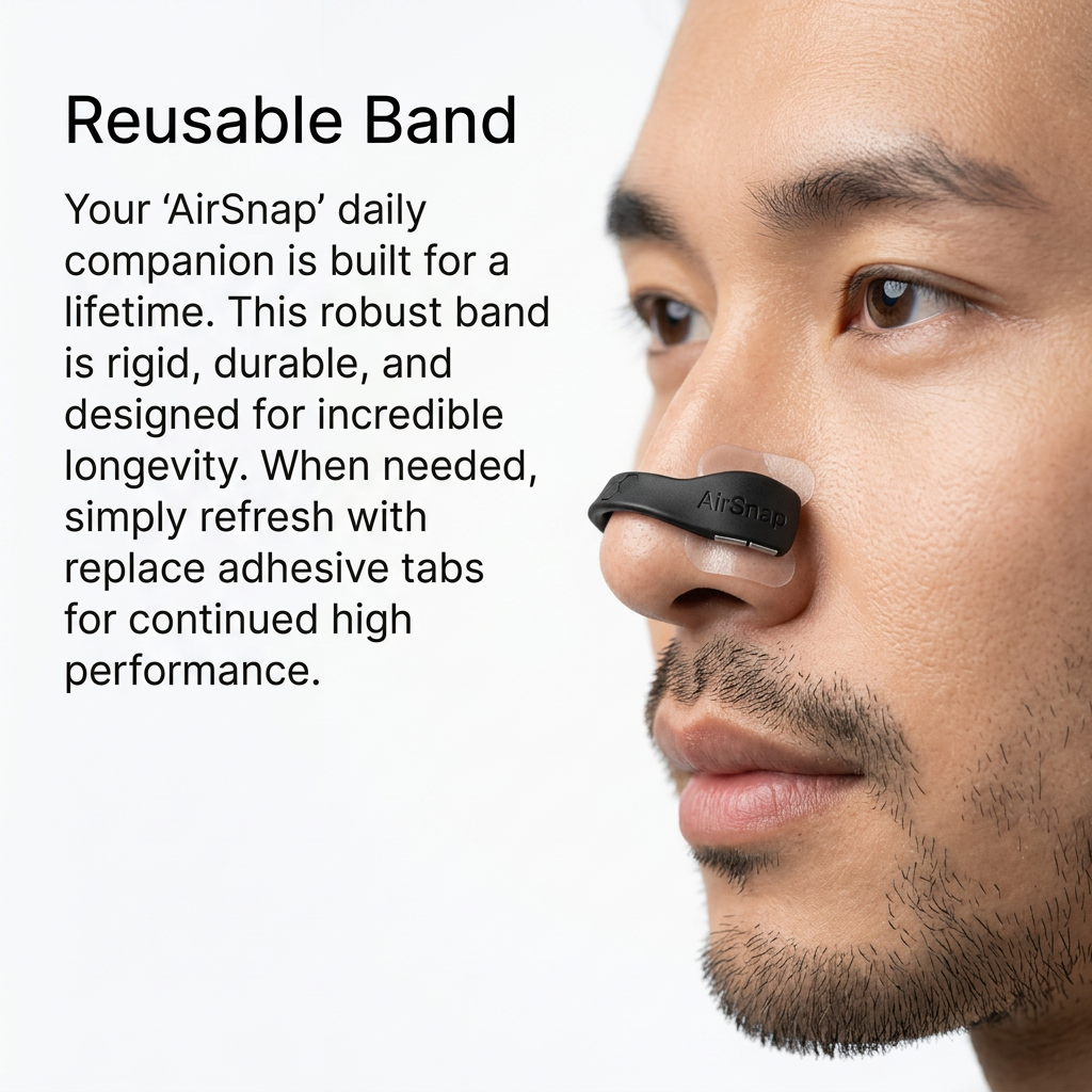 AIRSNAP Magnetic Nasal Strip