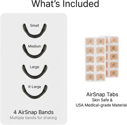 AIRSNAP Magnetic Nasal Strip